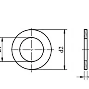 Szybka dostawa Uszczelka płaska AF-200: 92x49x3